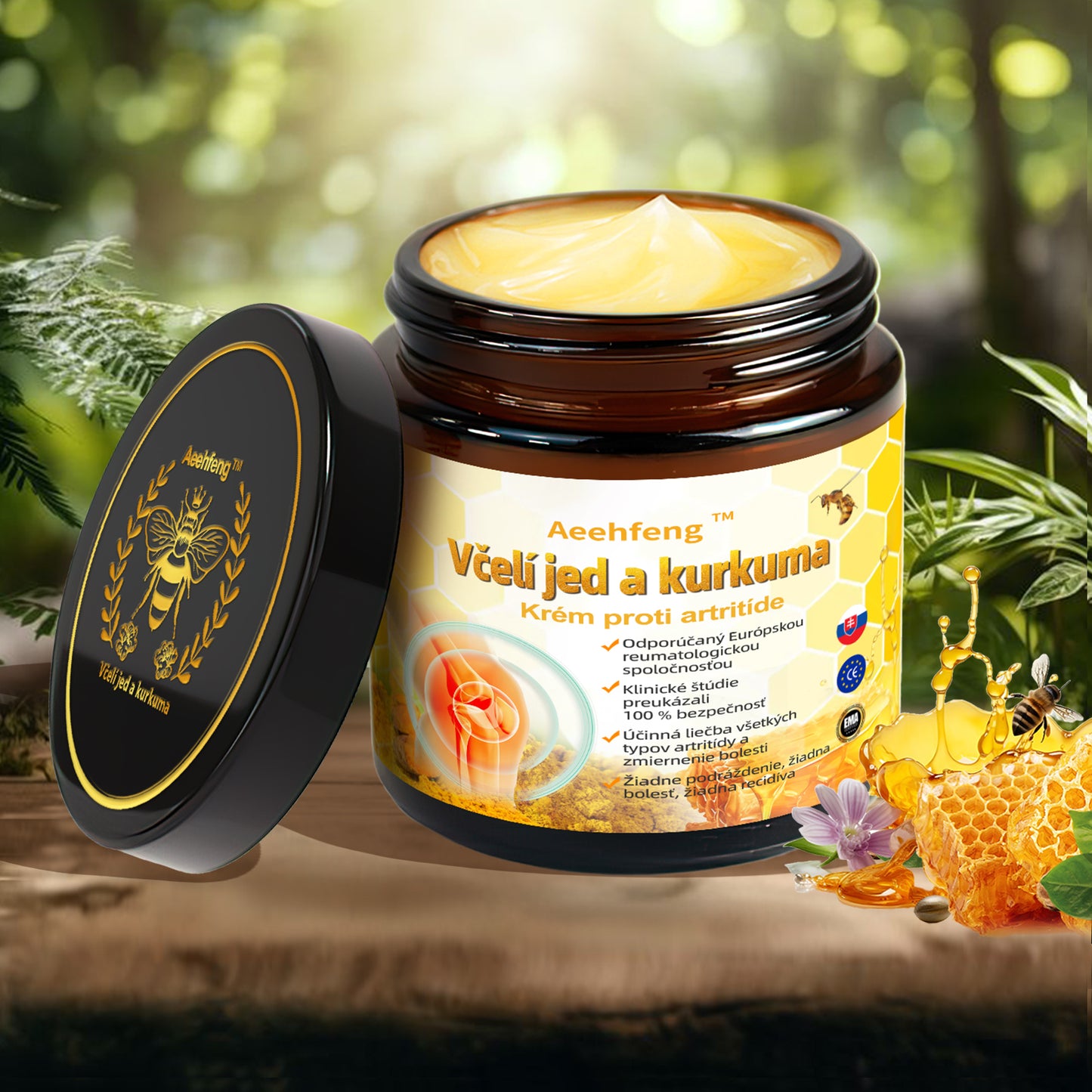 🐝🐝𝐀𝐞𝐞𝐡𝐟𝐞𝐧𝐠™ Včelí Jed Turmeric Kĺbová Terapia Krém - (𝐨𝐝𝐩𝐨𝐫úč𝐚𝐧ý 𝐫𝐞𝐮𝐦𝐚𝐭𝐨𝐥ó𝐠𝐦𝐢)👑👑